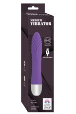 Mor Renkli Uyarıcı Medium Vibratör - USB Şarjlı -10 Fonksiyon-14,7 cm 2,7 çap - Görsel 2