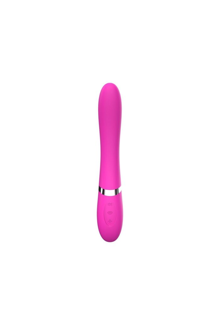 USB Şarjlı Mor Çift Başlıklı Vibratör - Özel Tasarım 22 cm - Görsel 3