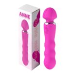 Titreşimli Vibratör-Klitoris Uyarıcı-36 Fonksiyon- Pembe Renk-Isıtıcılı-Çift Taraflı Kullanım-22 cm