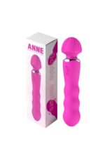 Titreşimli Vibratör-Klitoris Uyarıcı-36 Fonksiyon- Pembe Renk-Isıtıcılı-Çift Taraflı Kullanım-22 cm