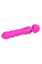 Titreşimli Vibratör-Klitoris Uyarıcı-36 Fonksiyon- Pembe Renk-Isıtıcılı-Çift Taraflı Kullanım-22 cm - Görsel 3