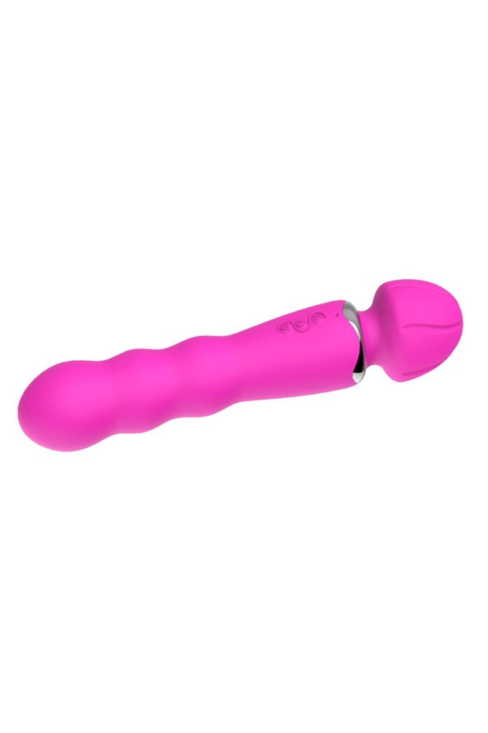 Titreşimli Vibratör-Klitoris Uyarıcı-36 Fonksiyon- Pembe Renk-Isıtıcılı-Çift Taraflı Kullanım-22 cm - Görsel 3