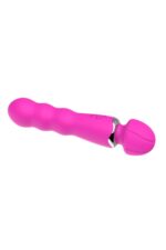 Titreşimli Vibratör-Klitoris Uyarıcı-36 Fonksiyon- Pembe Renk-Isıtıcılı-Çift Taraflı Kullanım-22 cm - Görsel 4