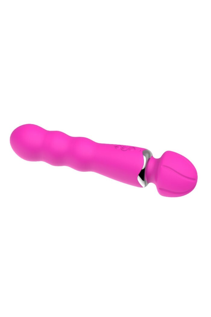 Titreşimli Vibratör-Klitoris Uyarıcı-36 Fonksiyon- Pembe Renk-Isıtıcılı-Çift Taraflı Kullanım-22 cm - Görsel 4