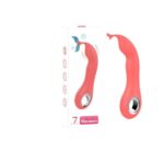Rotasyonlu Titreşimli Vibratör - G Noktası Uyarıcılı - Uzunluk 19 cm - Klitoris Uyarıcı - Turuncu