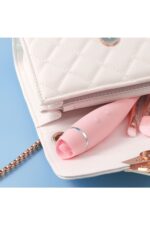 Hareketli Dilli Titreşimli Vibratör - USB Şarjlı - Pembe Anal Vajinal Kullanım - Görsel 3