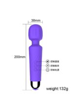MOR Renkli G Noktası Titreşimli Vibratör - 20 Mod - USB Şarjlı - Özel Tasarım - Görsel 2