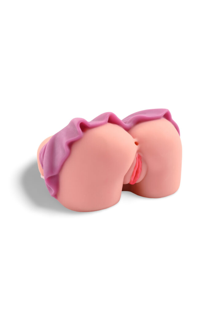 Gerçekçi Etekli Kalça Mastürbatör - Pembe (Anal & Vajinal Girişli) - Image 3