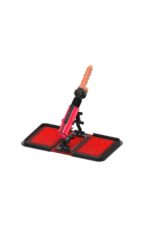 Özel Dekor Çantalı Haz Makinesi - 14 cm Yapay Penis, , Kırmızı - Görsel 3