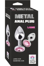 Metal Anal Plug - Kaliteli ve Temizlenebilir Anal Zevk PASLANMAZ ALİMÜNYUM ALAŞIMLI ÇELİK MATERYAL - Görsel 2