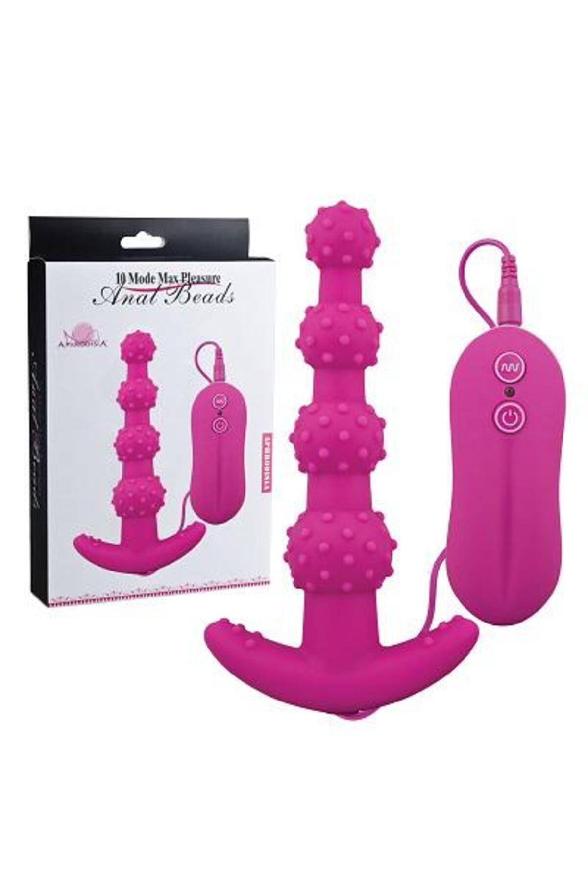 1_org_zoom-1894.jpg G Noktası Uyarıcılı Pembe Anal Plug - Kumandalı Titreşimli Anal Keyfi - Görsel 1