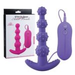 G Noktası Uyarıcılı Mavi Anal Plug - Kumandalı Titreşimli Anal Keyfi