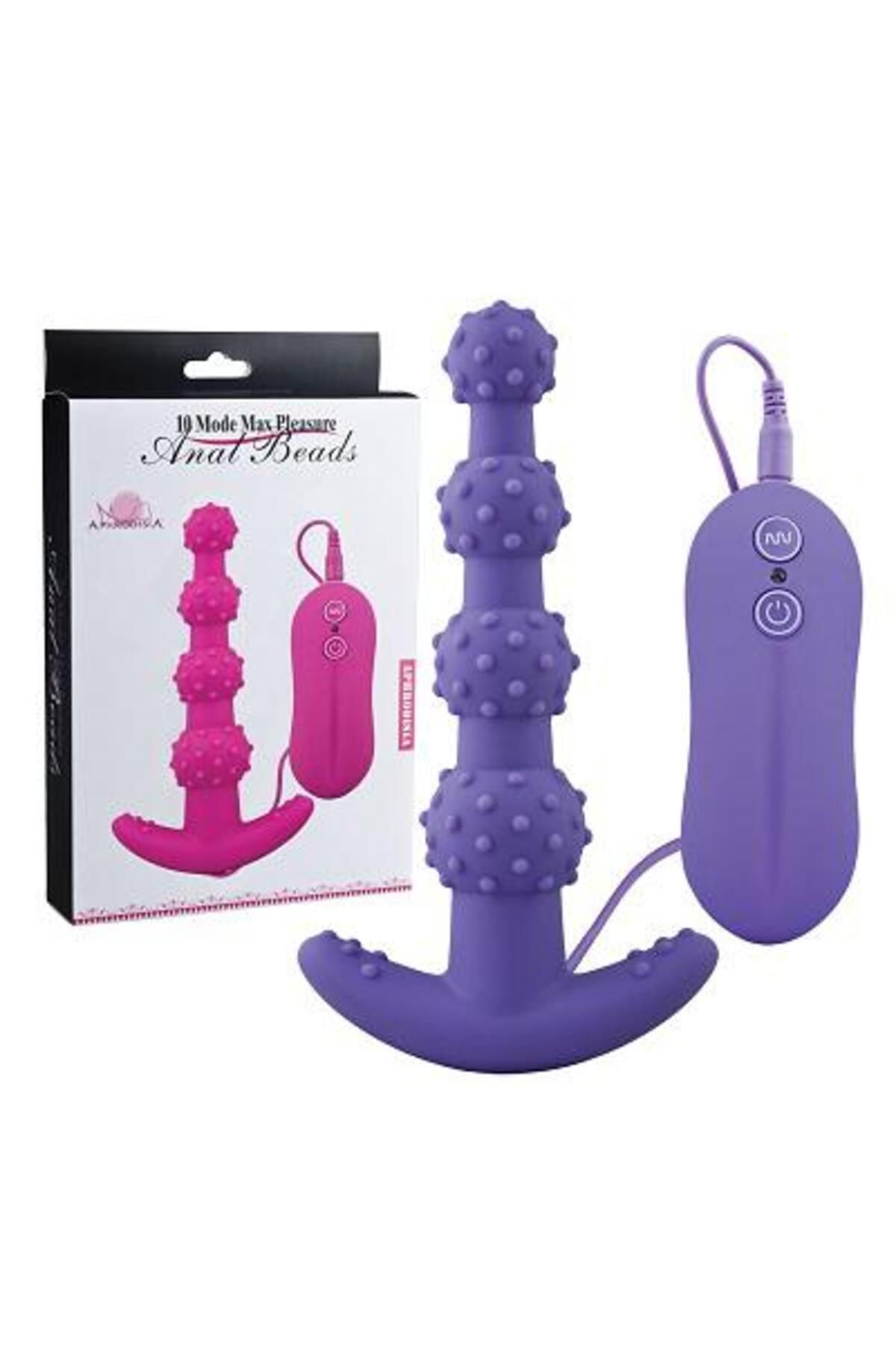 1_org_zoom-1901.jpg G Noktası Uyarıcılı Mavi Anal Plug - Kumandalı Titreşimli Anal Keyfi - Görsel 1