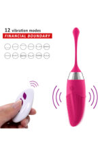 Pembe Yüksek Frekanslı Vibratör - 12 Farklı Mod - Sessiz ve Ergonomik Tasarım - FDA Onaylı Silikon - Görsel 5