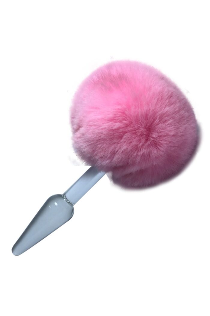 Pembe Cam Anal Plug - Özel Tasarım - Zevki Artıran Materyaller - Uzunluk 11.6 cm - Image 3