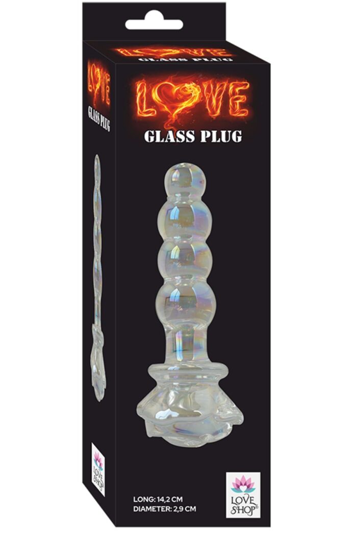 Cam Anal Plug - Özel Tasarım - Boğumlu-Cilt Dostu - Uzunluk 14,2 cm 2,9 cm En - Image 2