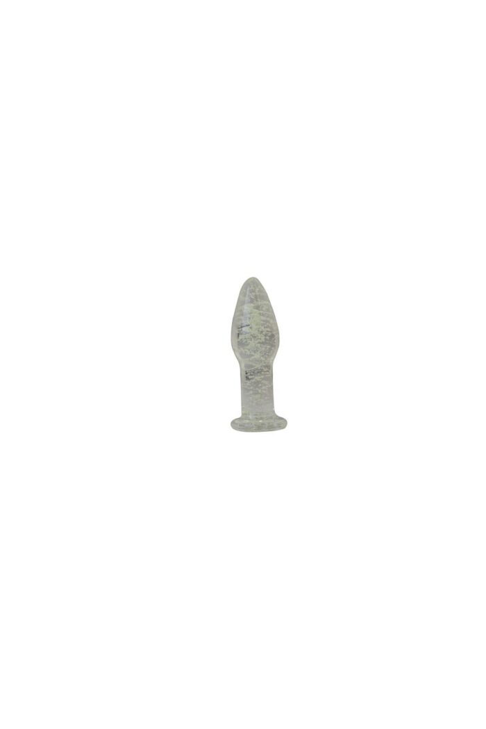 Parlayan Cam Anal Plug - LED Işık - Özel Tıpa - Kullanımı Kolay - Uzunluk 12.6 cm - Görsel 3