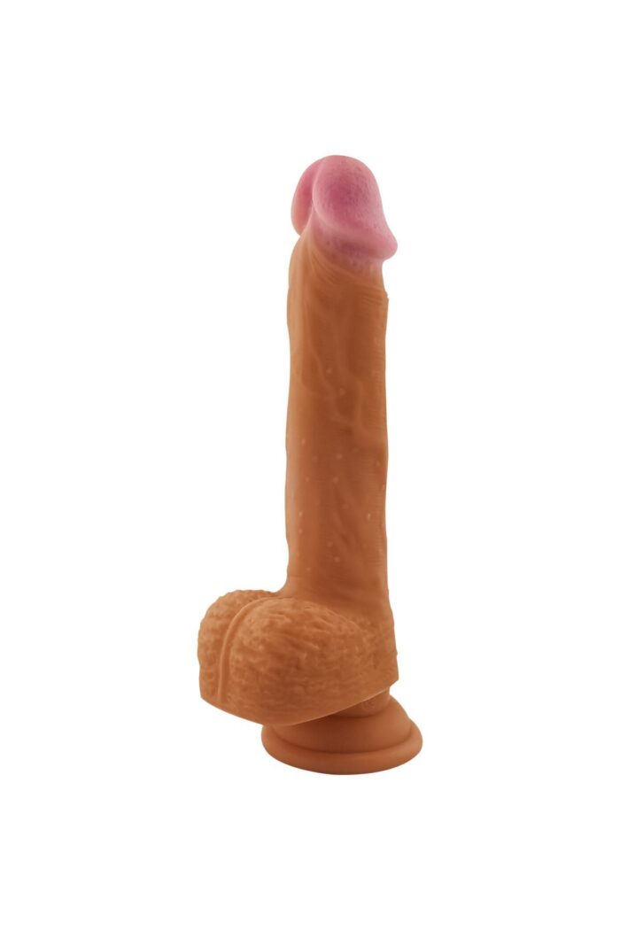 Realistik Aşağı Yukarı Rotasyonlu Vibratör - Ergonomik Tasarım - Şarj Edilebilir - Uzunluk 24 cm - Image 3
