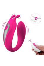 Pembe Vajinal ve Anal Vibratör - Yüksek Frekans Titreşim - Uzaktan Kumandalı - Ergonomik Tasarım - Görsel 2