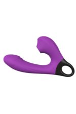 Mor Anal ve Vajinal Vibratör - 20 Mod - Emme Fonksiyonu - FDA Onaylı Silikon - Şarj Edilebilir - Görsel 2