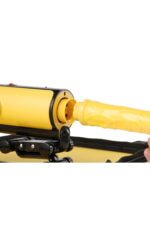 Özel Retro Tasarım Dekor Çantalı Haz Makinesi - 16 cm Yapay Penis, 43 Derece Isıtma, Mavi - Görsel 4