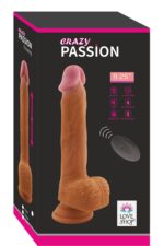 Uzaktan Kumandalı Realistik Vibratör-Sessiz ve Şarj Edilebilir-Uzunluk 20 cm Yukarı Aşağı Rotasyonlu - Görsel 2