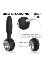 Siyah Yüksek Frekanslı Vibratör - 12 Farklı Mod - Sessiz ve Ergonomik Tasarım - FDA Onaylı Silikon - Görsel 4