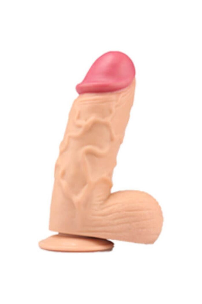Kalın King Size Dildo - 24 cm Uzunluk,- 7,3 Çap - Gerçekçi Dokuya Sahip - Image 2