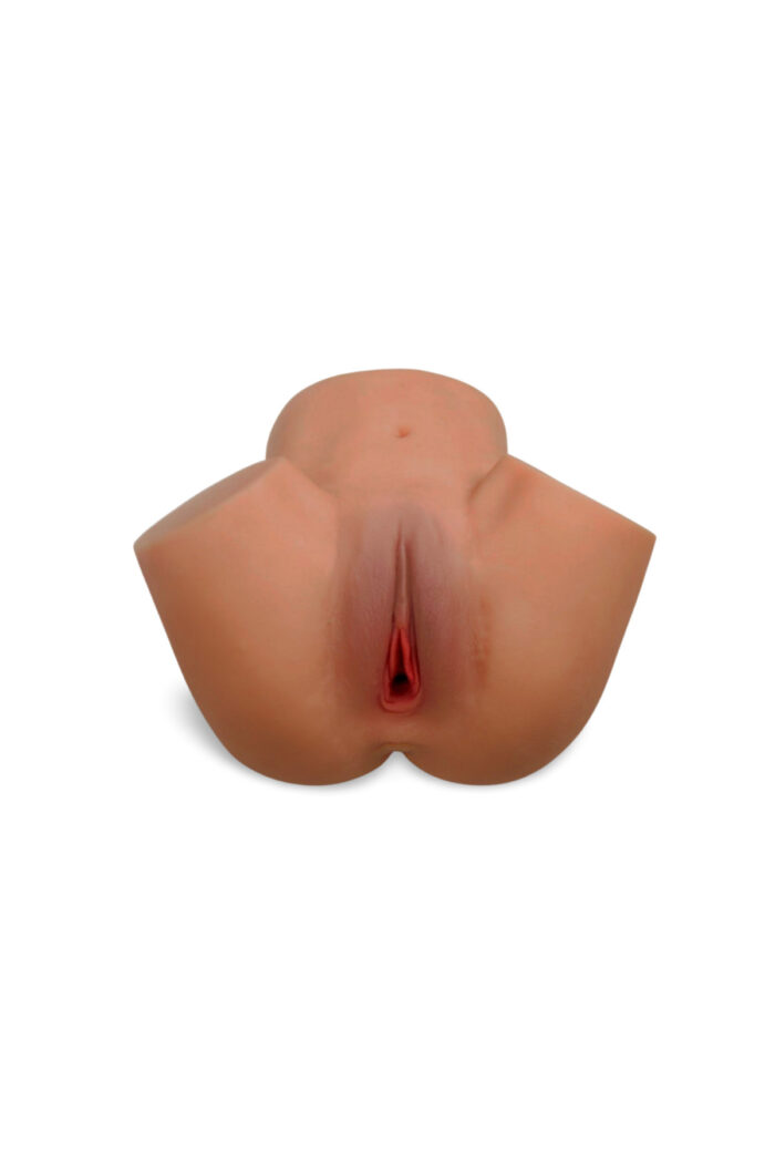 Ultra Et Dokusunda Vibrasyonlu Kalça Mastürbatör - 17 cm 2000Gr * Çift Girişli Kullanım - Image 4
