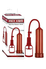 / Kırmızı Rock Hard Penis Pompası - Kırılmadan Bükülebilen Hortum, Yüksek Emiş Gücü - Görsel 2