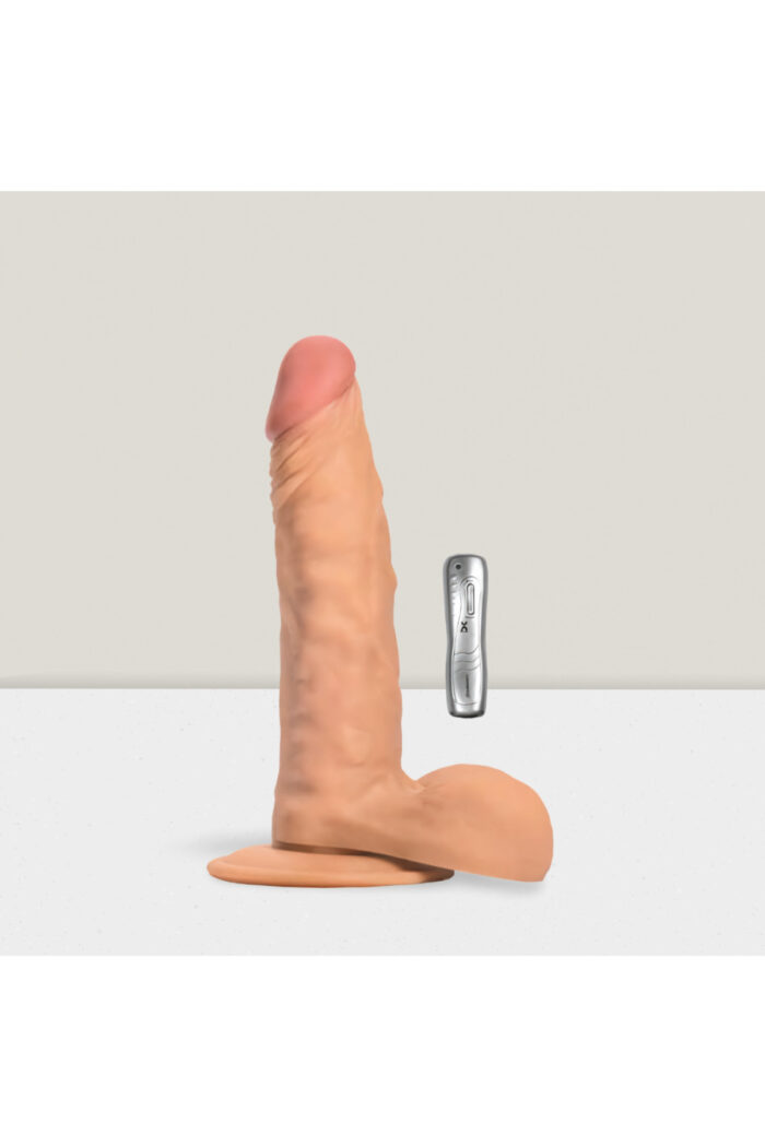Realistik Titreşimli Penis Dildo - 20 cm Uzunluk - Esnek & Bükülebilir - Image 2