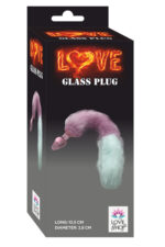 Pembe-Beyaz Tüylü Anal Plug - Kolay Temizlenebilir - Özel Tıpa - Uzunluk 9 cm +PELUŞ KUYRUK - Görsel 2