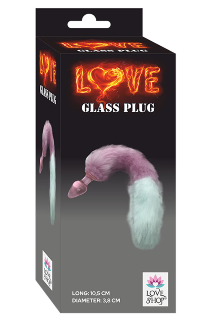 Pembe-Beyaz Tüylü Anal Plug - Kolay Temizlenebilir - Özel Tıpa - Uzunluk 9 cm +PELUŞ KUYRUK - Görsel 2