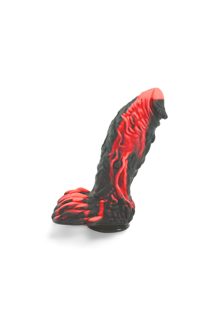 Renkli Doğal Hissettirici Dildo Tırtıklı - Çok Özel Yapıda Görünümlü (Uzaylı-Yaratık)*Penis Vantuzlu - Image 3