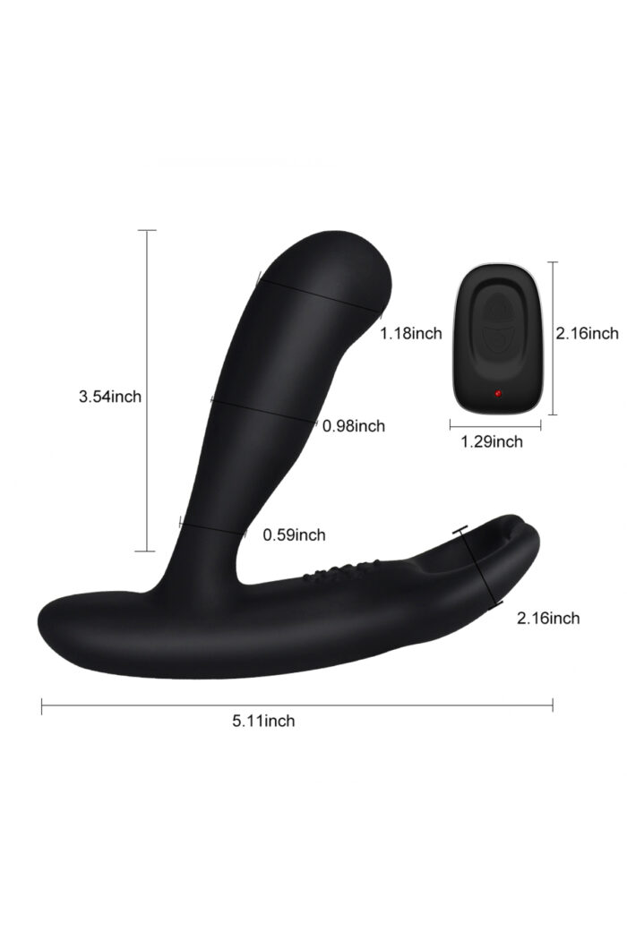Masaj İçin Kullanılabilir -Uzaktan Kumandalı -USB Şarjlı - Titreşimli (11+11 Mod)-Isıtmalı - Image 7