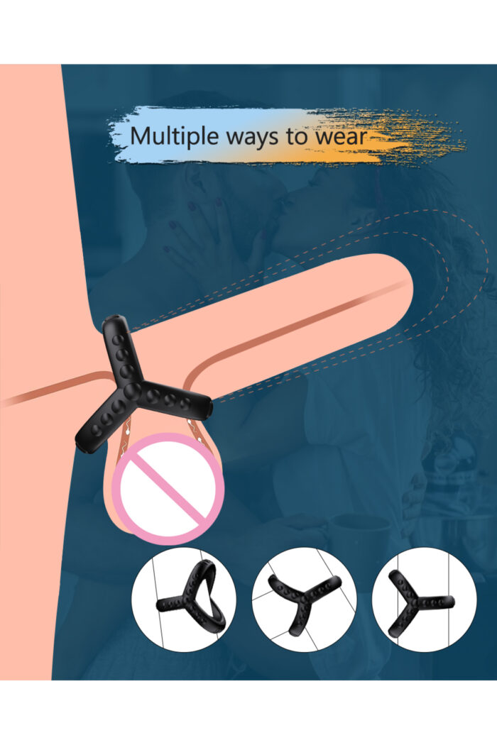 Ultra Esnek Yapıda Silikon Penis Halkası Pürüzsüz Yapıda Testis Kavramalı - Image 4