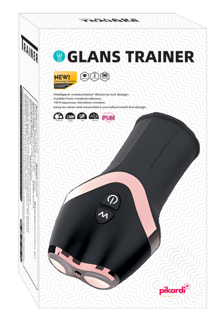 Glans Trainer - Teknolojik - Medikal Silikon Otomatik Mastürbatör – 12 Titreşim Modu - Görsel 2