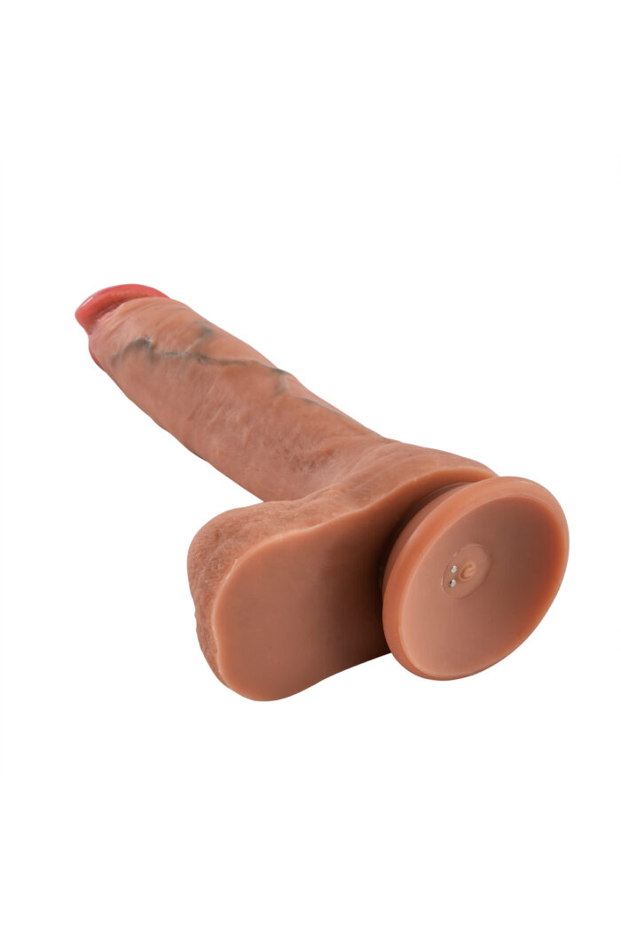 Janny Titreşimli Realistik Dildo – %100 Silikon, Kumandalı, 27 cm Vibratör - Image 6