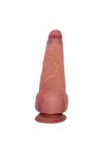 Pedro Titreşimli Realistik Dildo – Çift Katman TPE, Kumandalı, 25 cm - Görsel 3