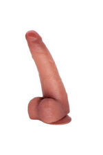 Pedro Titreşimli Realistik Dildo – Çift Katman TPE, Kumandalı, 25 cm - Görsel 4