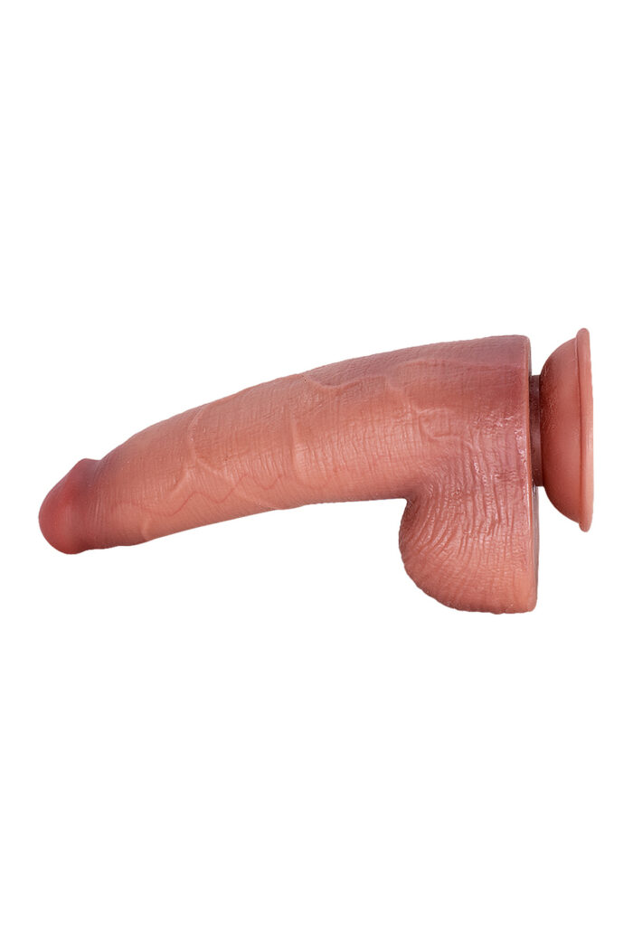Pedro Titreşimli Realistik Dildo – Çift Katman TPE, Kumandalı, 25 cm - Image 8
