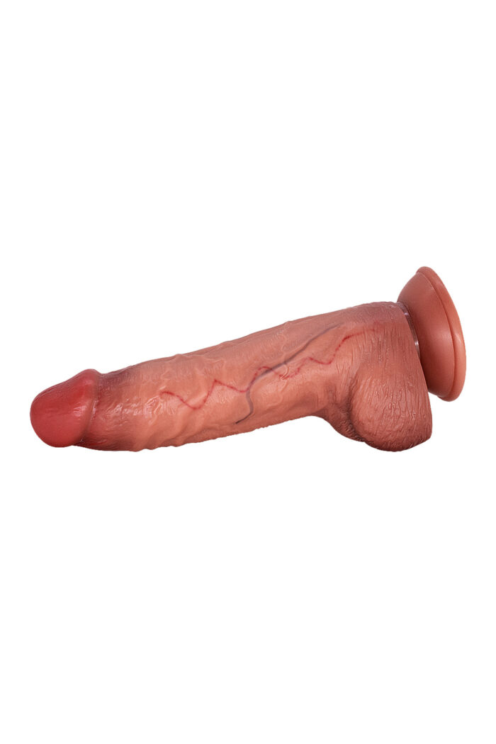 Raul Titreşimli Realistik Dildo – Çift Katman TPE, Kumandalı, 23,5 cm - Görsel 5