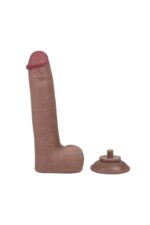 Double Layer Realistik Dildo – Çift Katman TPE, Güçlü Vantuzlu, 21 cm - Görsel 5