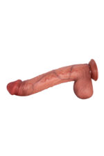 Carlos Titreşimli Realistik Dildo – Çift Katman TPE, Kumandalı, 33,5 cm - Görsel 8
