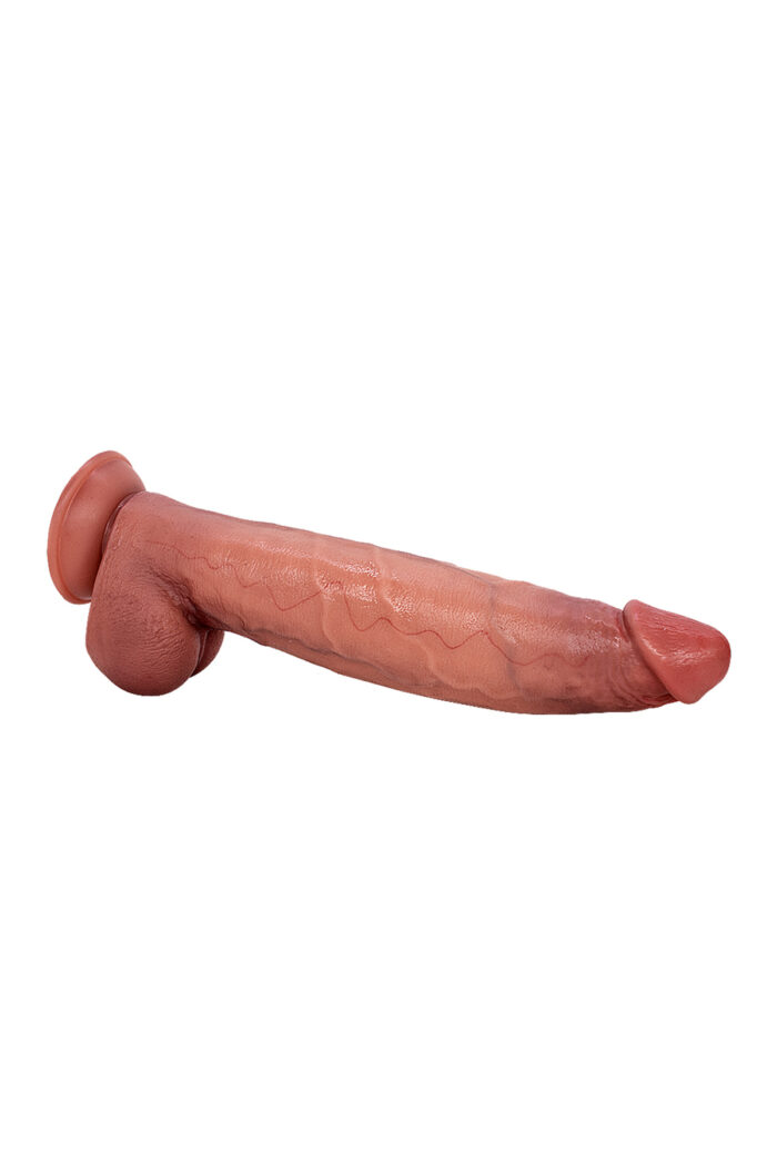 Oscar Titreşimli Realistik Dildo – Çift Katman*Harekeli Üst Deri* Kumandalı, •uzunluk: 32 cm•Kullanılabilir uzunluk:25 cm•Çap /6,7 cm•Ağırlık: 1038 gr - Image 8