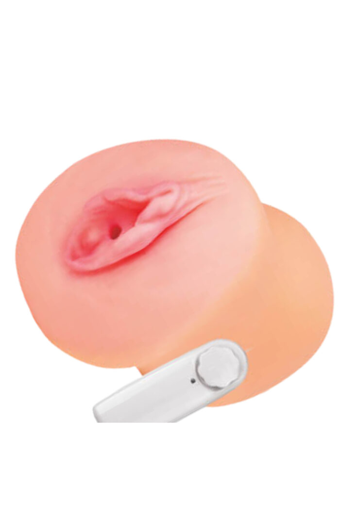 Gerçek Ten Dokusunda Titreşimli Cep Vajinası - Kolay Taşınabilir, Titreşim, 16,5 cm Derinlik - Görsel 6