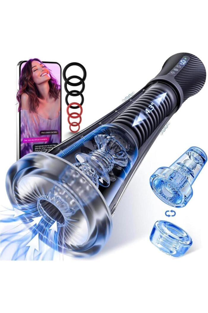 /pro-Men App Kontrol Mastürbatör Bu Ürün,telefon Uygulamasıyla Kontrol Edilen,emiş ve Titreşim Özelliklerine Sahip Otomatik Erkek Mastürbatörüdür.9 Titreşim ve 5 Emiş Moduna Sahip Şarjlı - Görsel 2