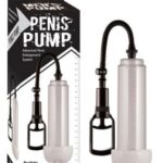 Penis Pump Penis Pompaları/Vajina Girişli Penis Pompası * 20 cm Şeffaf Silindirli