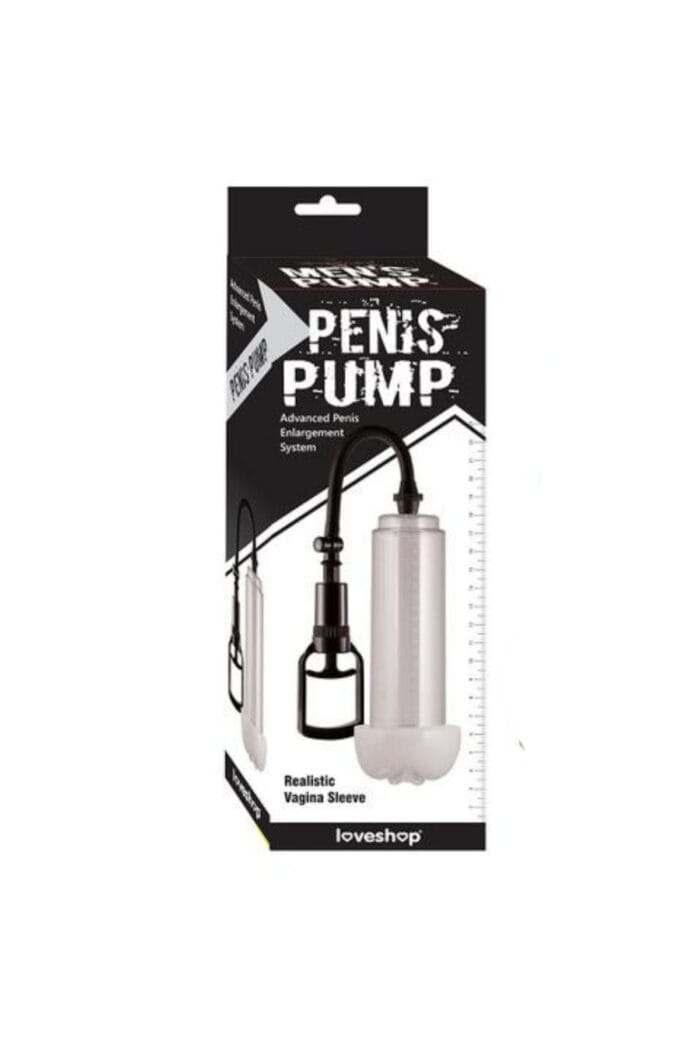 Penis Pump Penis Pompaları/Vajina Girişli Penis Pompası * 20 cm Şeffaf Silindirli - Görsel 2
