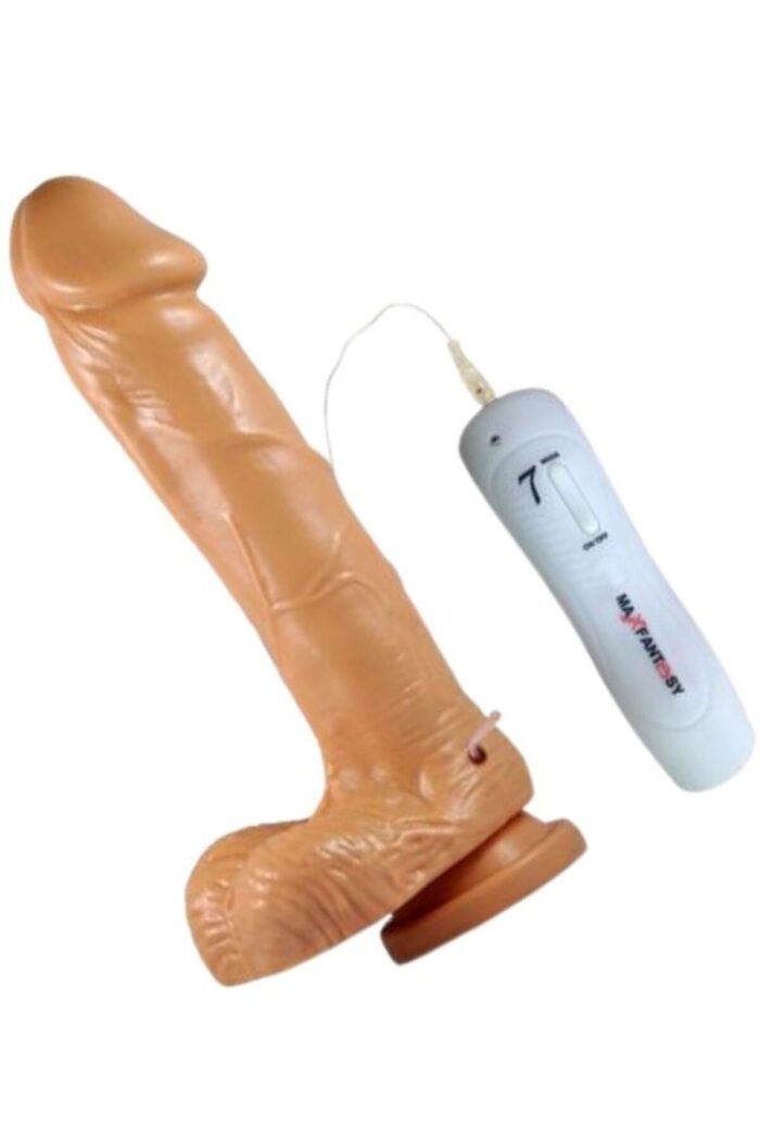 Artırıcı Dildo - 19 cm Uzunluk, Titreşimli, Esnek Tasarım, Realistik Yüzey - Image 6